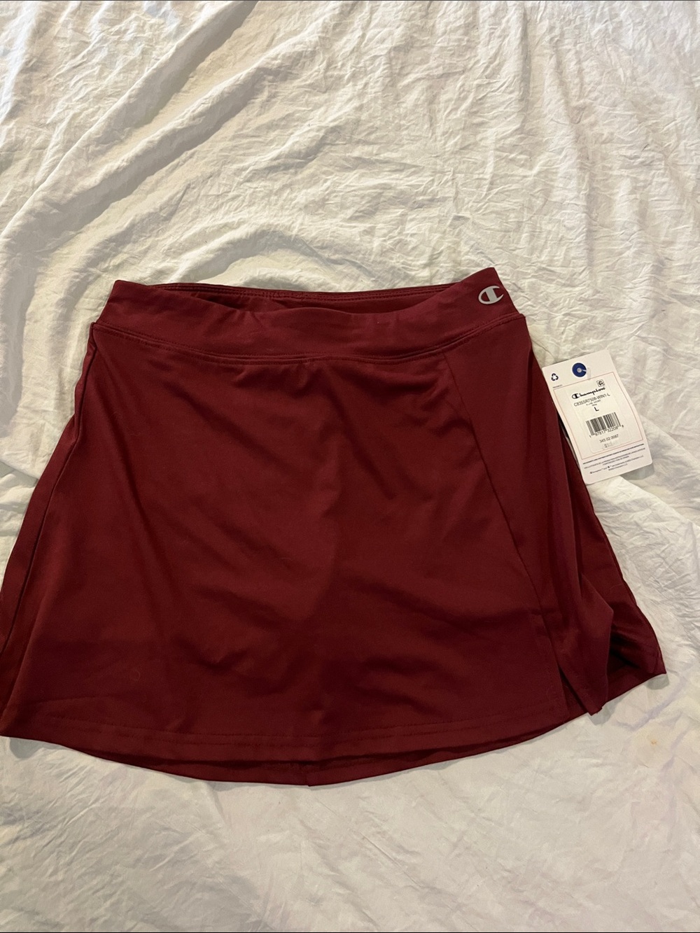 Champion Women's Maroon Sport Skirt with Built-In Shorts